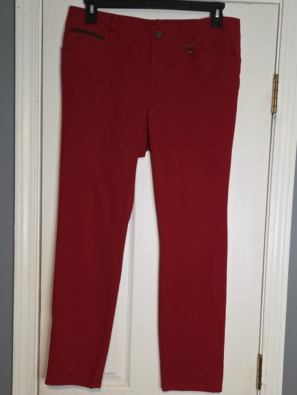 Lauren Ralph Lauren Straight-Leg Jeans in Wine
